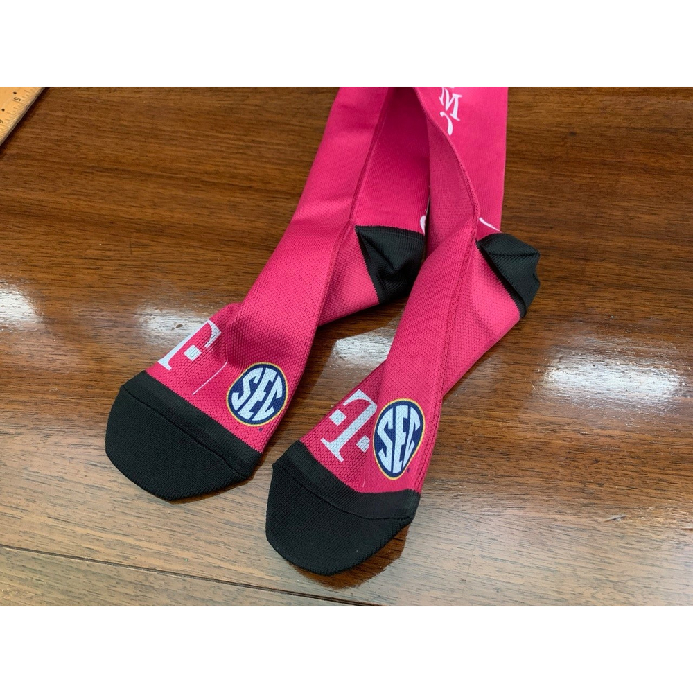 SEC Baseball Tournament Socks Hot Pink & Black
